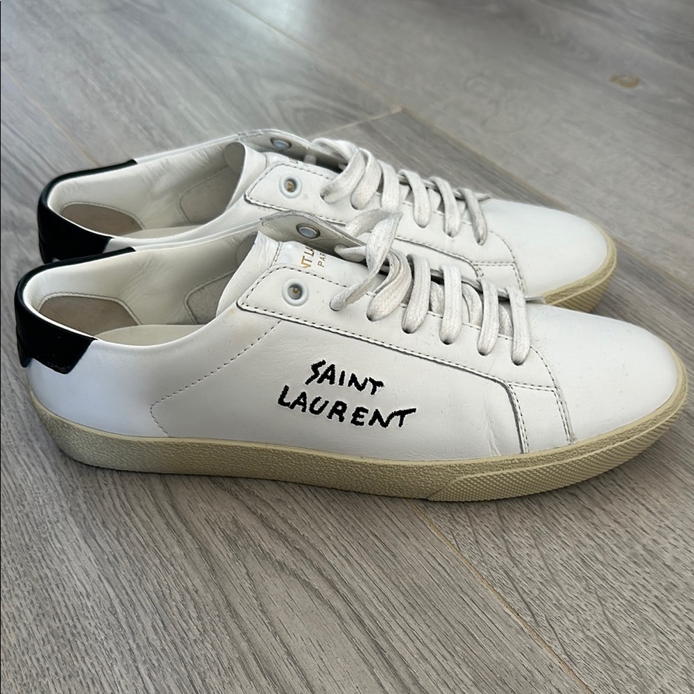 Saint Laurent White Women’s Sneakers